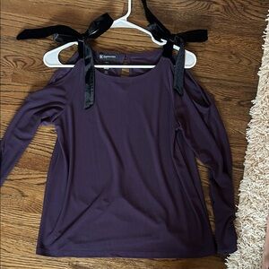 INC International Concepts Black Sleeveless Blouse